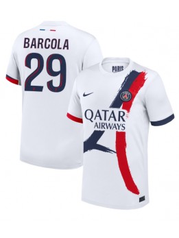 Paris Saint-Germain Bradley Barcola #29 Replika Borta Kläder 2024-25 Kortärmad